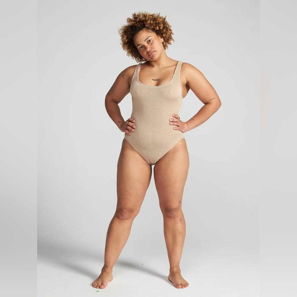 DISCONTINUED SAND Youswim Aplomb size 1 one-piece bathing suit